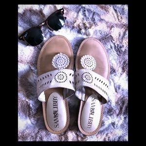 Sam & Libby Gold Sandals RARE